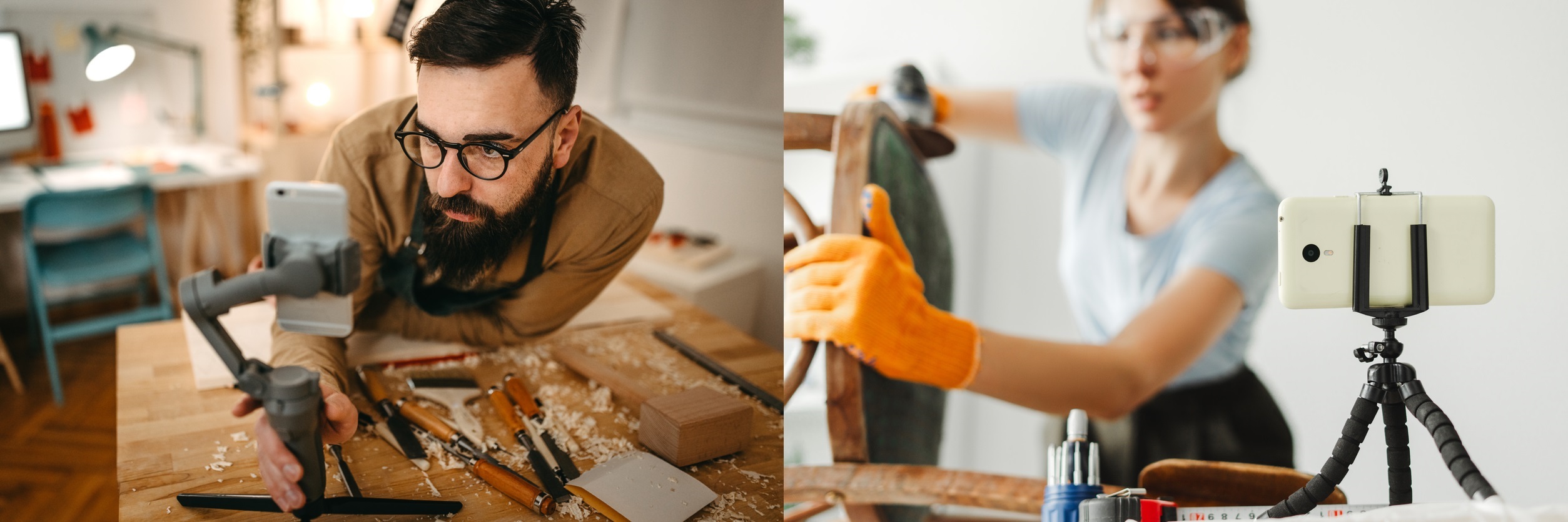 Tradesman with client